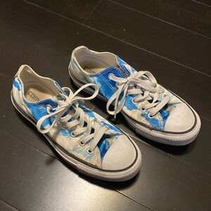 Converse All Star Cloud pattern shoes